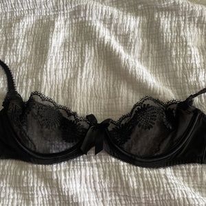 Myla balconette black bra -pristine condition